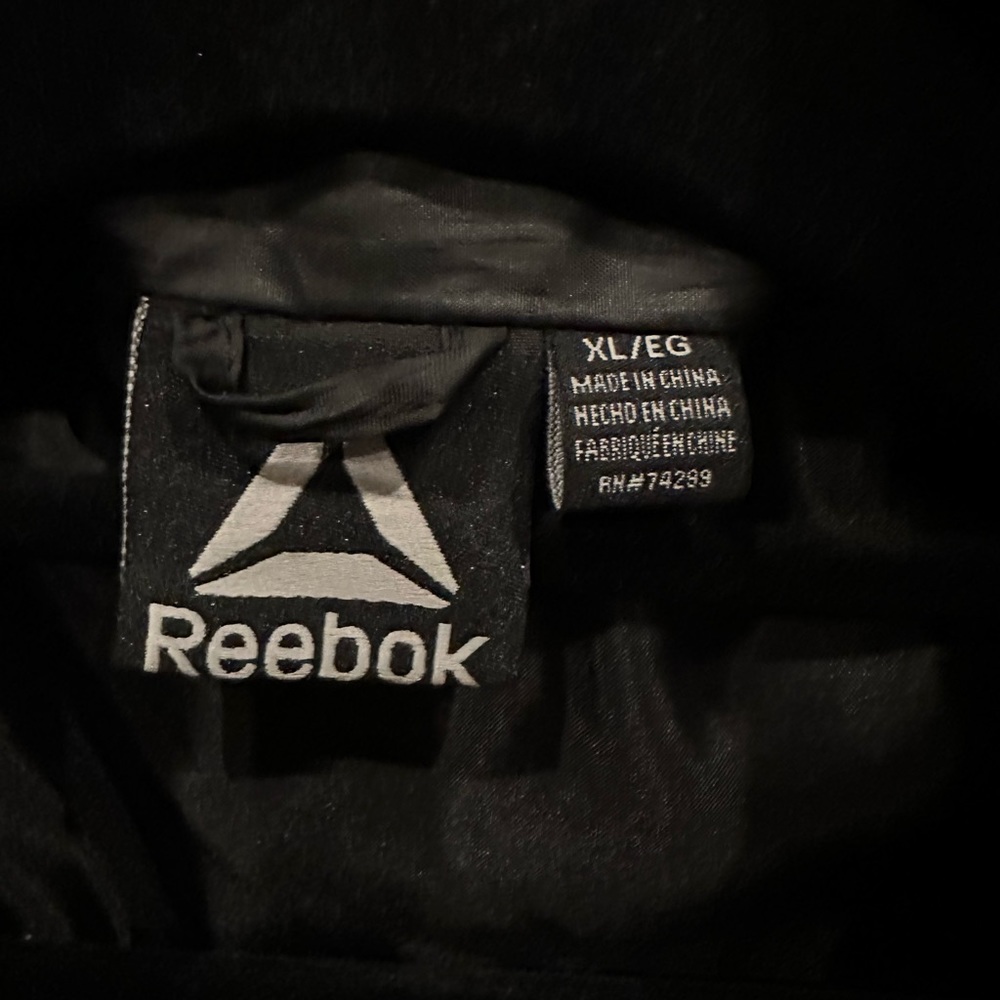 Black Reebok Packable Puffer Jacket - Picture 3 of 3